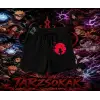 Itachi Uchiha Naruto Anime Karakteri Unisex Şort Beyaz