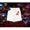 Itachi Uchiha Naruto Anime Karakteri Unisex Şort Beyaz