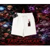 Itachi Uchiha Naruto Anime Karakteri Unisex Şort Beyaz