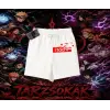Itachi Uchiha Naruto Anime Karakteri Unisex Şort Beyaz