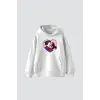 Joker&Harley Baskılı Oversize Unisex Premium Beyaz