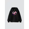 Joker&Harley Baskılı Oversize Unisex Premium Siyah