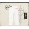 Kadın a Little Bit Dramatic Unisex Baggy Eşofman Altı Beyaz