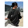 Kadın Beyaz Cheerish Baskı Oversize