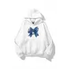 Kadın Borfend Sweatshirt Beyaz