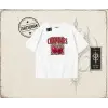 Kadın Cherries Leopar Oversize Unisex Tişört Beyaz