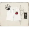 Kadın Cherry Perfection Leopar Unisex Şort Beyaz