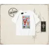 Kadın Crab Picnic Oversize Unisex Tişört Beyaz