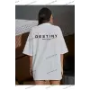 Kadın Destiny Baskılı Oversize Penye T-shirt
