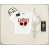 Kadın Have a Nice Weekend Cherry Kadın Baby Tee Beyaz