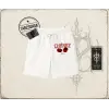 Kadın Have a Nice Weekend Cherry Unisex Şort Beyaz