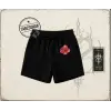 Kadın Hibiscus Unisex Şort Beyaz