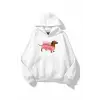 Kadın Hotdog Sweatshirt Beyaz