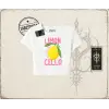 Kadın Limon Cello Kadın Baby Tee Beyaz