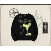 Kadın Margarita Oversize Unisex Bisiklet Yaka Sweatshirt Beyaz