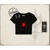 Kadın Red Spider Kadın Baby Tee Beyaz