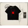 Kadın Red Spider Oversize Unisex Tişört Beyaz