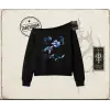Kadın Sea Elements Kadın Kayık Yaka Sweatshirt Beyaz