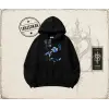 Kadın Sea Elements Oversize Unisex Kapşonlu Sweatshirt Beyaz