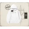 Kadın Sea Shells Oversize Unisex Kapşonlu Sweatshirt Beyaz