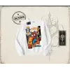 Kadın Spider Cat Oversize Unisex Bisiklet Yaka Sweatshirt Beyaz