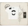 Kadın Teeth Kadın Baby Tee Beyaz
