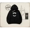 Kadın Teeth Oversize Unisex Kapşonlu Sweatshirt Beyaz