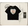 Kadın with Love and Devotion Oversize Unisex Tişört Beyaz