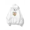 Kadın with Love and Devotion Sweatshirt Beyaz