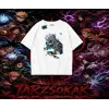 Kakashi Hatake Naruto Anime Karakteri Oversize Unisex Tişört Beyaz