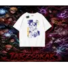 Kakashi Hatake Naruto Anime Karakteri Oversize Unisex Tişört Beyaz