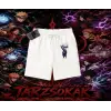 Kakashi Hatake Naruto Anime Karakteri Unisex Şort Beyaz