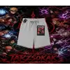 Kakashi Hatake Naruto Anime Karakteri Unisex Şort Beyaz