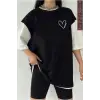 KALP Siyah Oversize Çift Renk