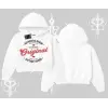 Kapşonlu Crop Sweatshirt Authentic Denim Original