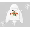Kapşonlu Crop Sweatshirt London Denim 1985