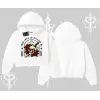 Kapşonlu Crop Sweatshirt Your Love Is Killing Me Dead Romance