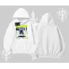Kapşonlu Sweatshirt Anime Unity Neon Detaylı Grafik Baskılı