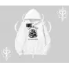 Kapşonlu Sweatshirt Caffeine Cat Kahve Temalı Kedi Baskılı