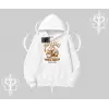 Kapşonlu Sweatshirt Cute Capybara Enjoying Ramen Noodles Artwork