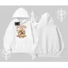 Kapşonlu Sweatshirt Cute Capybara Enjoying Ramen Noodles Artwork