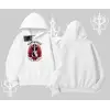 Kapşonlu Sweatshirt Hard Rock Winged Guitar Rebellion