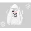 Kapşonlu Sweatshirt Japon Mutfağı Umami Temalı Baskılı