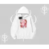 Kapşonlu Sweatshirt Madness Unleashed Anime Girl Baskılı