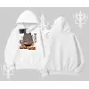 Kapşonlu Sweatshirt Ramen Lover Kedi Anime Baskılı