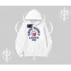 Kapşonlu Sweatshirt Sevimli Tavşan Some Bunny Loves Me Baskılı