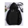 Kapşonlu Sweatshirt Siyah LESBENJAMİNSS Özel Tasarım