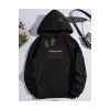 Kapşonlu Sweatshirt Siyah LESBENJAMİNSS Özel Tasarım