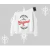 Kayık Yaka Sweatshirt Authentic Denim Original