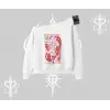 Kayık Yaka Sweatshirt Madness Unleashed Anime Girl Baskılı